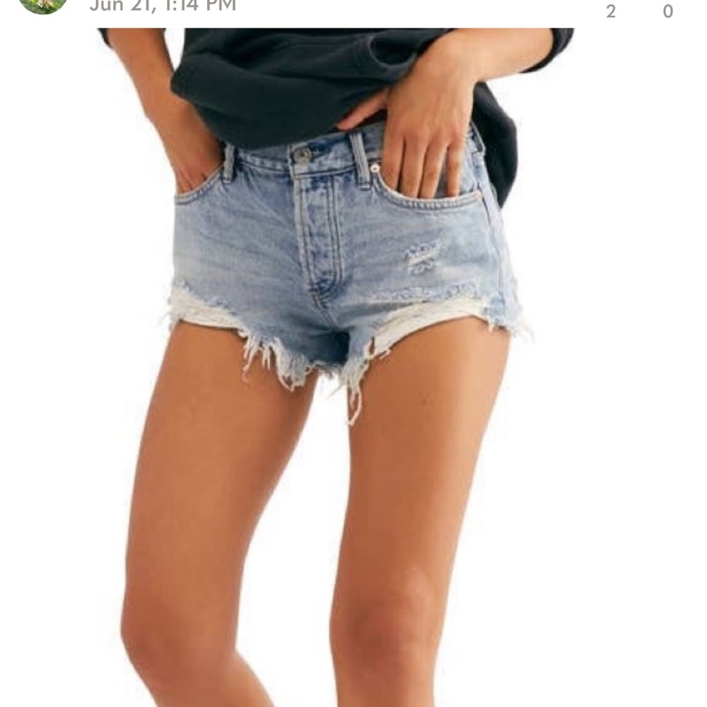 Free People cutoff shorts